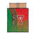 Portugal Football Quilt Bed Set Selecao das Quinas Soccer - Road To Champion - Wonder Print Shop