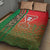 Portugal Football Quilt Bed Set Selecao das Quinas Soccer - Road To Champion - Wonder Print Shop