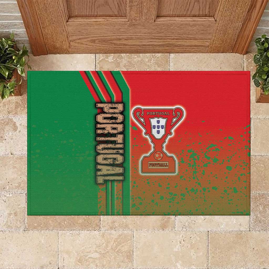 Portugal Football Rubber Doormat Selecao das Quinas Soccer - Road To Champion - Wonder Print Shop