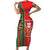 Portugal Football Short Sleeve Bodycon Dress Selecao das Quinas Soccer - Road To Champion - Wonder Print Shop