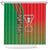 Portugal Football Shower Curtain Selecao das Quinas Soccer - Road To Champion - Wonder Print Shop