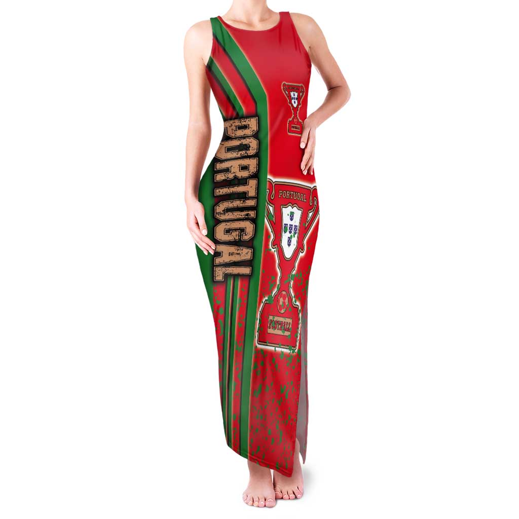 Portugal Football Tank Maxi Dress Selecao das Quinas Soccer - Road To Champion - Wonder Print Shop