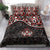 Canada Day Bedding Set Haida Maple Leaf Style Tattoo Black