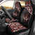 Canada Day Car Seat Cover Haida Maple Leaf Style Tattoo Black