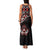 Canada Day Family Matching Tank Maxi Dress and Hawaiian Shirt Haida Maple Leaf Style Tattoo Black