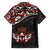 Canada Day Hawaiian Shirt Haida Maple Leaf Style Tattoo Black