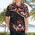 Canada Day Hawaiian Shirt Haida Maple Leaf Style Tattoo Black