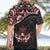 Canada Day Hawaiian Shirt Haida Maple Leaf Style Tattoo Black