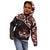 Canada Day Kid Hoodie Haida Maple Leaf Style Tattoo Black - Wonder Print Shop