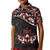 Canada Day Kid Polo Shirt Haida Maple Leaf Style Tattoo Black - Wonder Print Shop