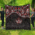 Canada Day Quilt Haida Maple Leaf Style Tattoo Black