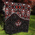 Canada Day Quilt Haida Maple Leaf Style Tattoo Black