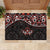 Canada Day Rubber Doormat Haida Maple Leaf Style Tattoo Black