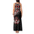 Canada Day Tank Maxi Dress Haida Maple Leaf Style Tattoo Black