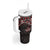 Canada Day Tumbler With Handle Haida Maple Leaf Style Tattoo Black