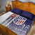 USA Soccer Quilt Bed Set The Stars and Stripes Football - Road To Champion - Wonder Print Shop