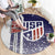 USA Soccer Round Carpet The Stars and Stripes Football - Road To Champion - Wonder Print Shop