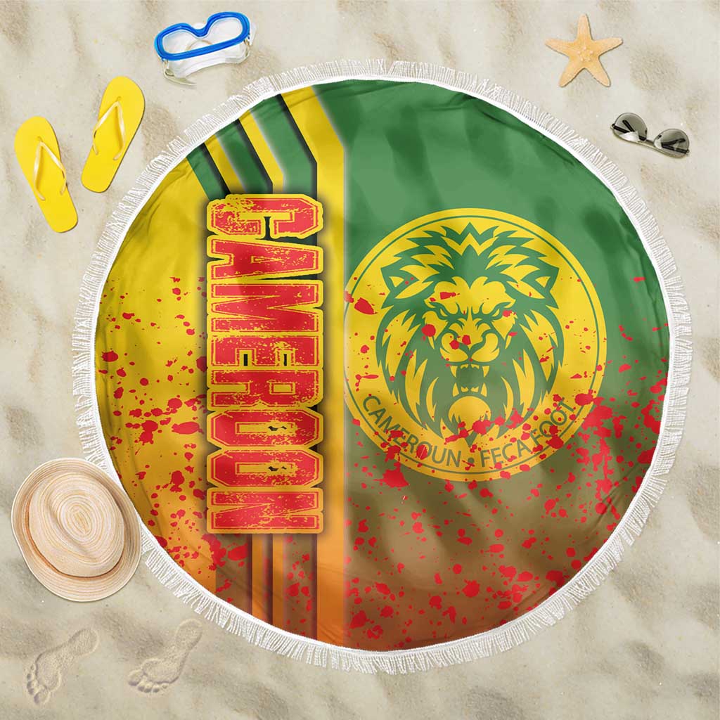 Cameroon Football Beach Blanket Indomitable Lions Soccer - Road To Champion