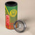 Cameroon Football 4 in 1 Can Cooler Tumbler Indomitable Lions Soccer - Road To Champion