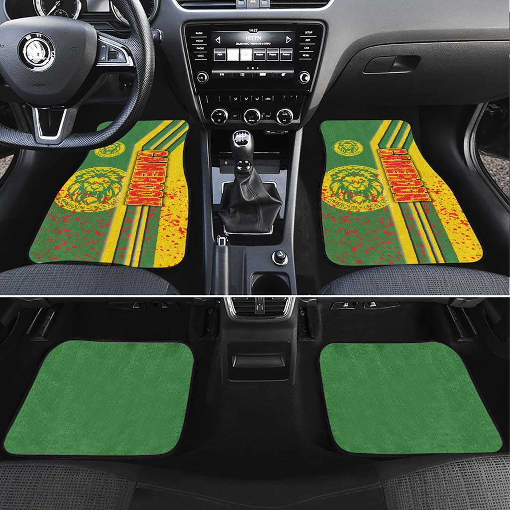 Cameroon Football Car Mats Indomitable Lions Soccer - Road To Champion