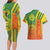 Cameroon Football Couples Matching Long Sleeve Bodycon Dress and Hawaiian Shirt Indomitable Lions Soccer - Road To Champion