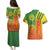 Cameroon Football Couples Matching Puletasi and Hawaiian Shirt Indomitable Lions Soccer - Road To Champion