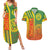 Cameroon Football Couples Matching Summer Maxi Dress and Hawaiian Shirt Indomitable Lions Soccer - Road To Champion