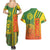 Cameroon Football Couples Matching Summer Maxi Dress and Hawaiian Shirt Indomitable Lions Soccer - Road To Champion