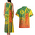 Cameroon Football Couples Matching Tank Maxi Dress and Hawaiian Shirt Indomitable Lions Soccer - Road To Champion