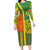 Cameroon Football Family Matching Long Sleeve Bodycon Dress and Hawaiian Shirt Indomitable Lions Soccer - Road To Champion