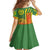 Cameroon Football Family Matching Off Shoulder Maxi Dress and Hawaiian Shirt Indomitable Lions Soccer - Road To Champion