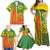 Cameroon Football Family Matching Off Shoulder Maxi Dress and Hawaiian Shirt Indomitable Lions Soccer - Road To Champion