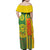 Cameroon Football Family Matching Off Shoulder Maxi Dress and Hawaiian Shirt Indomitable Lions Soccer - Road To Champion