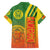 Cameroon Football Family Matching Short Sleeve Bodycon Dress and Hawaiian Shirt Indomitable Lions Soccer - Road To Champion