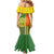 Cameroon Football Mermaid Dress Indomitable Lions Soccer - Road To Champion - Wonder Print Shop