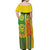 Cameroon Football Off Shoulder Maxi Dress Indomitable Lions Soccer - Road To Champion - Wonder Print Shop