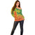 Cameroon Football Off Shoulder Sweater Indomitable Lions Soccer - Road To Champion - Wonder Print Shop