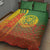 Cameroon Football Quilt Bed Set Indomitable Lions Soccer - Road To Champion - Wonder Print Shop