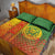 Cameroon Football Quilt Bed Set Indomitable Lions Soccer - Road To Champion - Wonder Print Shop