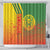 Cameroon Football Shower Curtain Indomitable Lions Soccer - Road To Champion - Wonder Print Shop