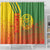 Cameroon Football Shower Curtain Indomitable Lions Soccer - Road To Champion - Wonder Print Shop