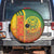 Cameroon Football Spare Tire Cover Indomitable Lions Soccer - Road To Champion - Wonder Print Shop