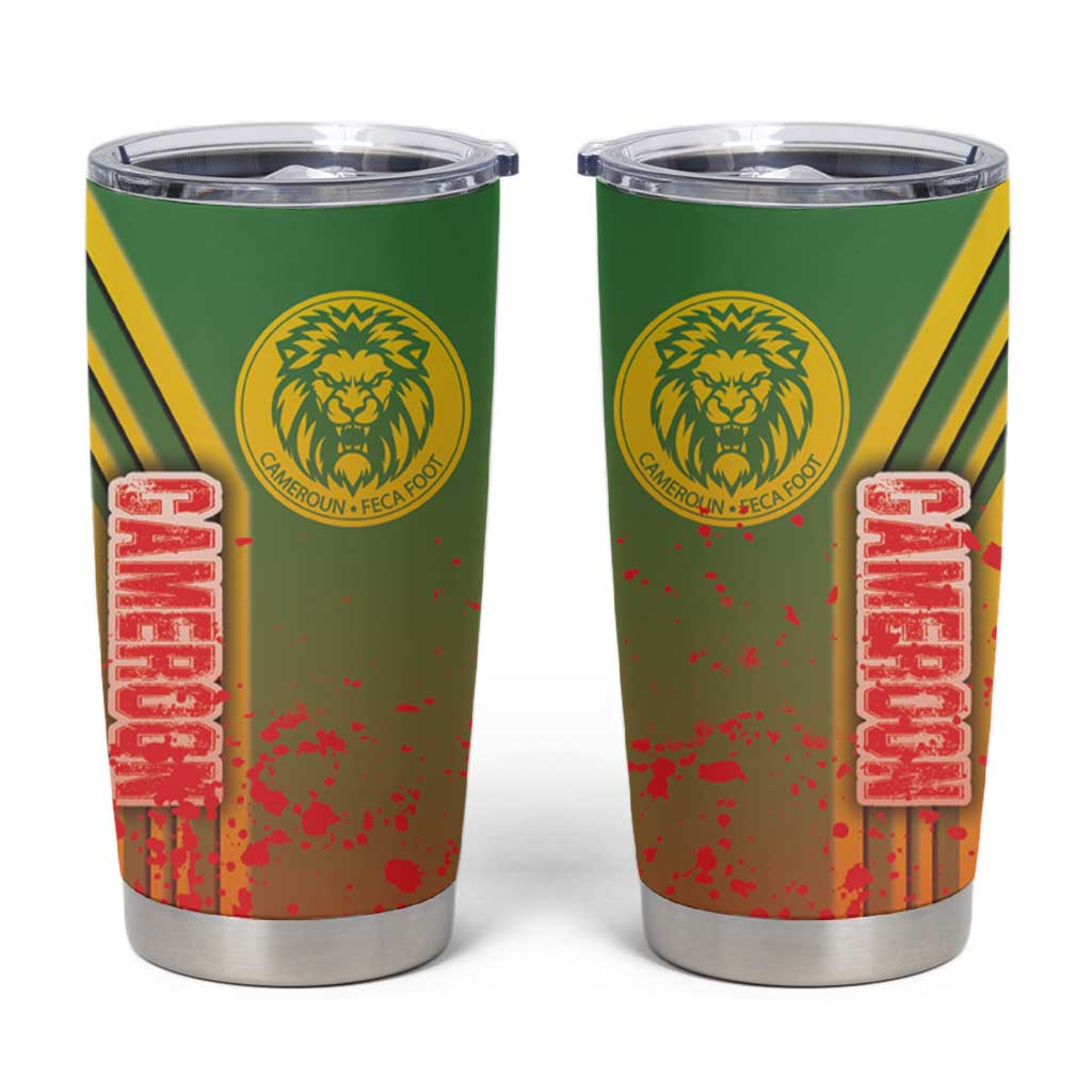 Cameroon Football Tumbler Cup Indomitable Lions Soccer - Road To Champion