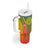 Cameroon Football Tumbler With Handle Indomitable Lions Soccer - Road To Champion