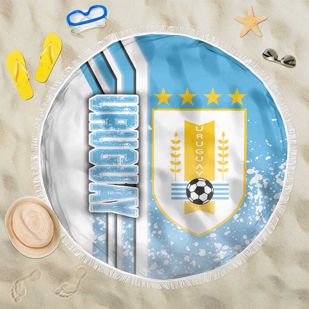 Uruguay Football Beach Blanket Sky Blue Soccer - Road To Champion