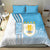 Uruguay Football Bedding Set Sky Blue Soccer - Road To Champion