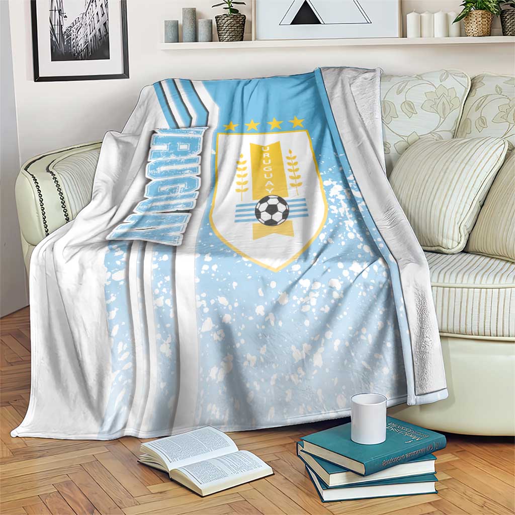 Uruguay Football Blanket Sky Blue Soccer - Road To Champion