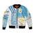 Uruguay Football Bomber Jacket Sky Blue Soccer - Road To Champion