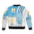 Uruguay Football Bomber Jacket Sky Blue Soccer - Road To Champion