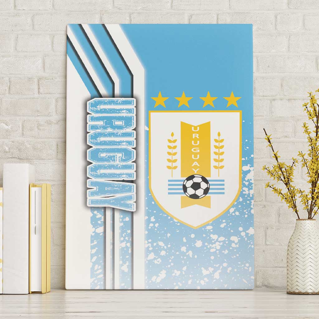 Uruguay Football Canvas Wall Art Sky Blue Soccer - Road To Champion